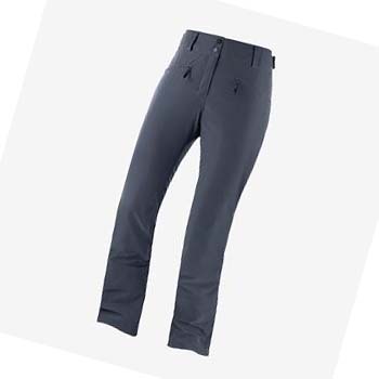 Pantalones De Esquí Salomon EDGE Mujer Azul Marino | MX 2332PJJ